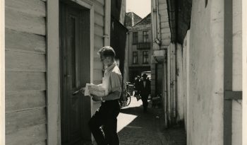 Post delivery in 1950s Bergen